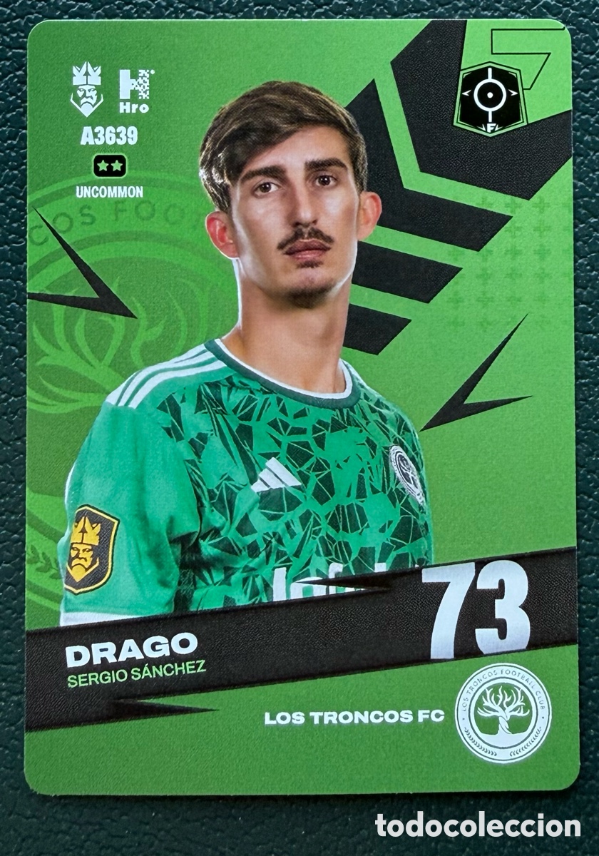 Cromos de Futebol: A3639 SERGIO SANCHEZ DRAGO LOS TRONCOS FC FICHAS ALBUM KINGS LEAGUE INFOJOBS 2024 KOLEX