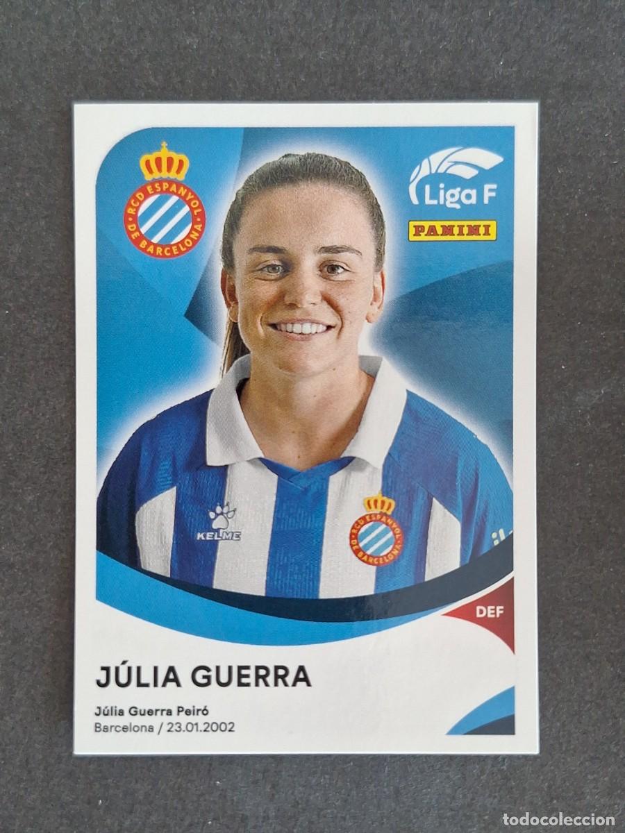 Cromos de Futebol: L1 JULIA GUERRA R. C. D. ESPA&Ntilde;OL 149 PANINI LIGA F 2024 2025 24 25 SIN PEGAR NUNCA PEGADO