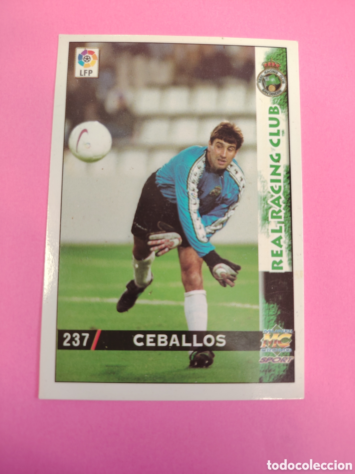Cromos de Futebol: RACING SANTANDER-N&deg;237-CEBALLOS-MUNDICROMO FICHAS DE LA LIGA 1998 1999 98 99