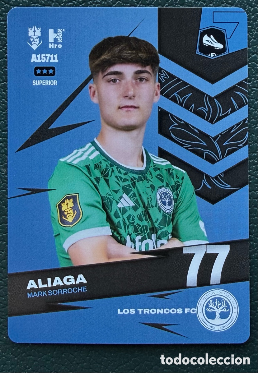 Football Stickers: A15711 MARK SORROCHE ALIAGA LOS TRONCOS FC FICHAS ALBUM KINGS LEAGUE INFOJOBS 2024 KOLEX