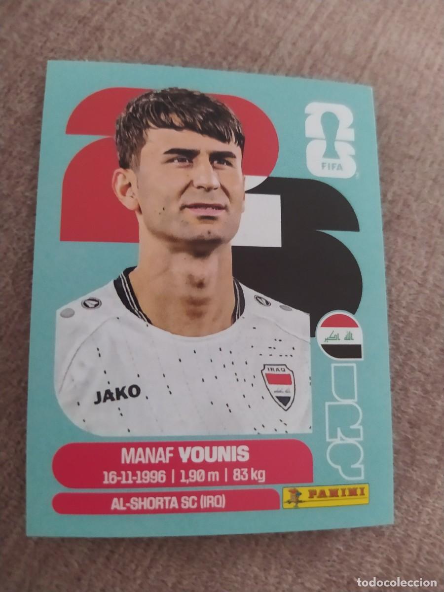 Football Stickers: IRQ 08 Manaf YOUNIS 8 Iraq Irak Mundial 2026 Panini