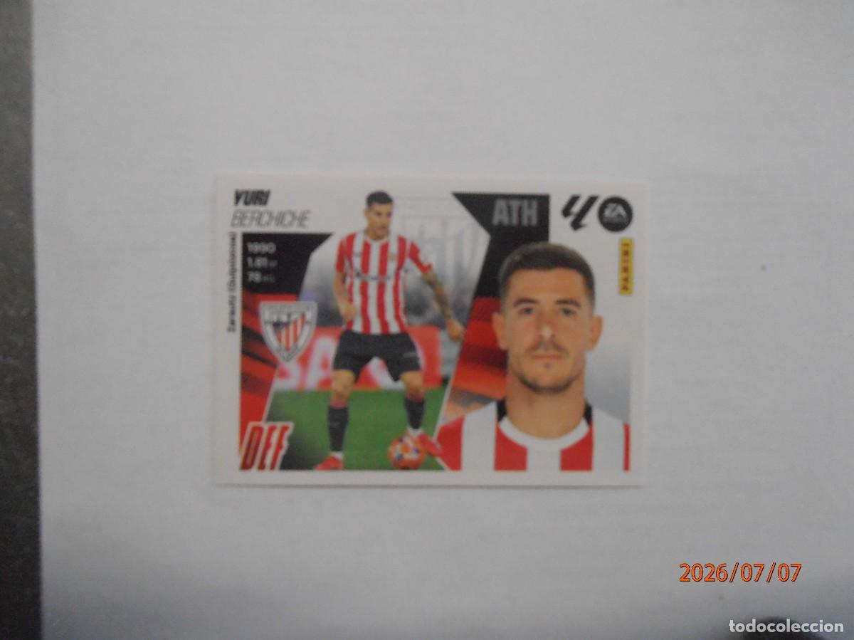 Football Stickers: Yuri Berchiche . ATh. Bilbao- 2925/26