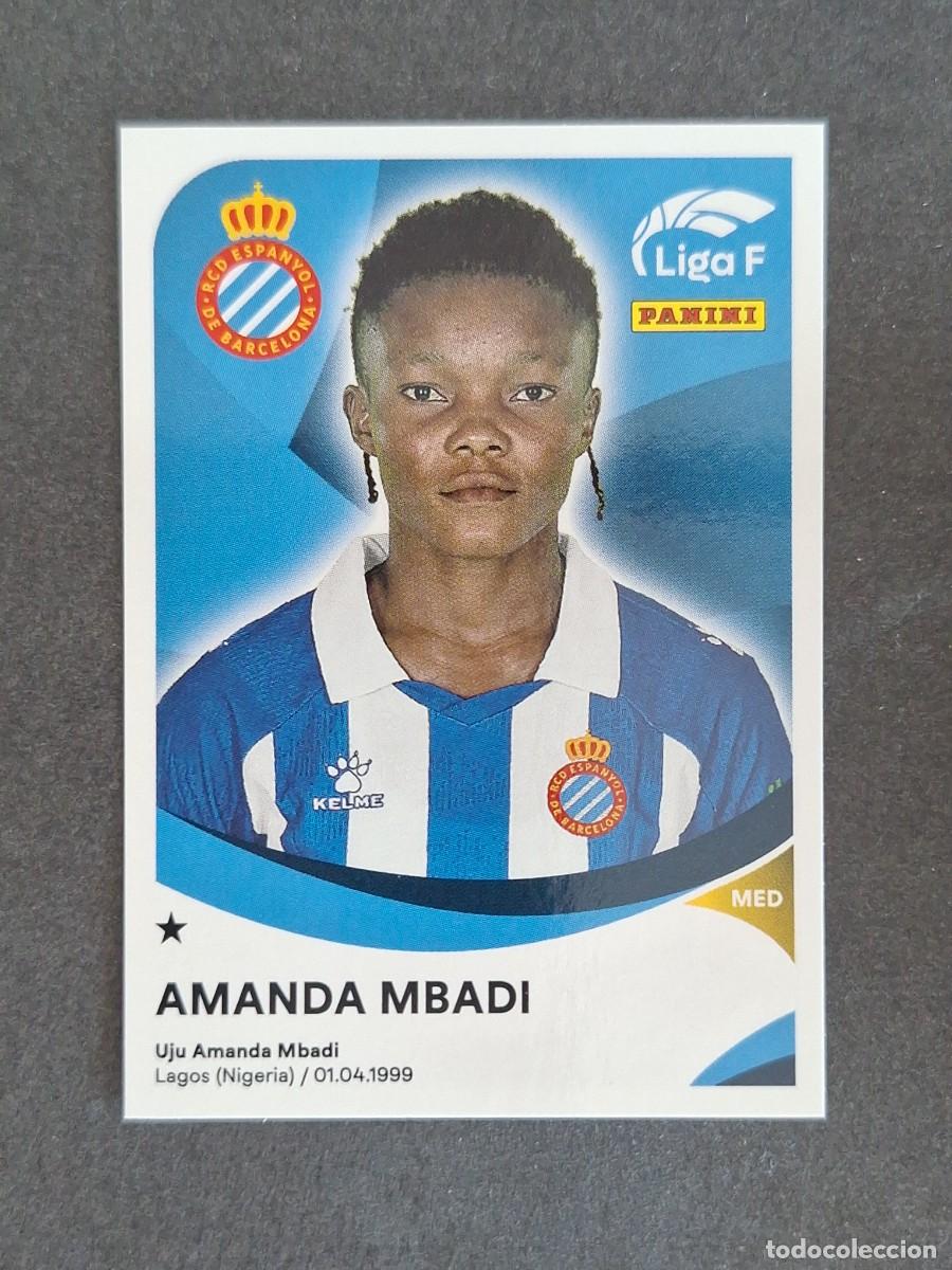 Football Stickers: L1 AMANDA MBADI R. C. D. ESPA&Ntilde;OL 154B PANINI LIGA F 2024 2025 24 25 SIN PEGAR NUNCA PEGADO