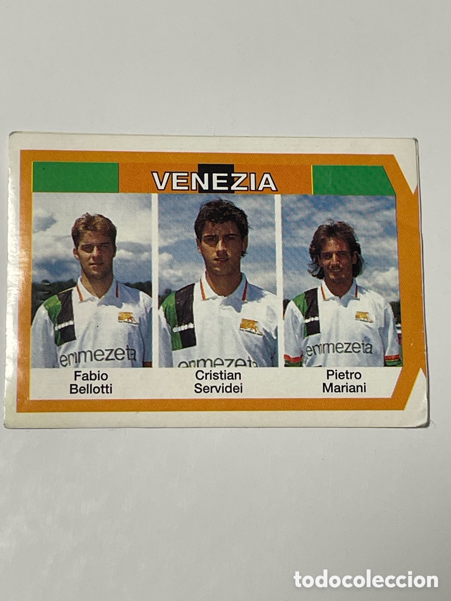 Cartes &agrave; collectionner de Football: Fabio Bellotti - Cristian Servidei - Pietro Mariani Venezia CalcioFlash 93/94 #390