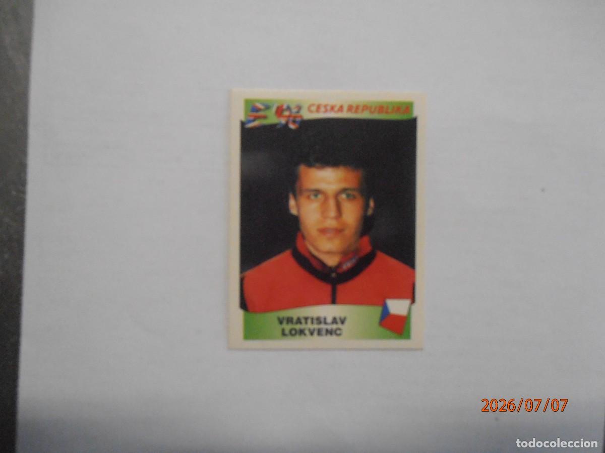 Cartes &agrave; collectionner de Football: Lokvenc- Rep&uacute;blica Checa - Eurocopa 96