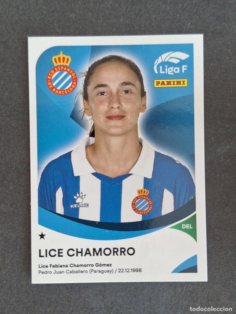 Cartes &agrave; collectionner de Football: L1 LICE CHAMARRO R. C. D. ESPA&Ntilde;OL 160 PANINI LIGA F 2024 2025 24 25 SIN PEGAR NUNCA PEGADO