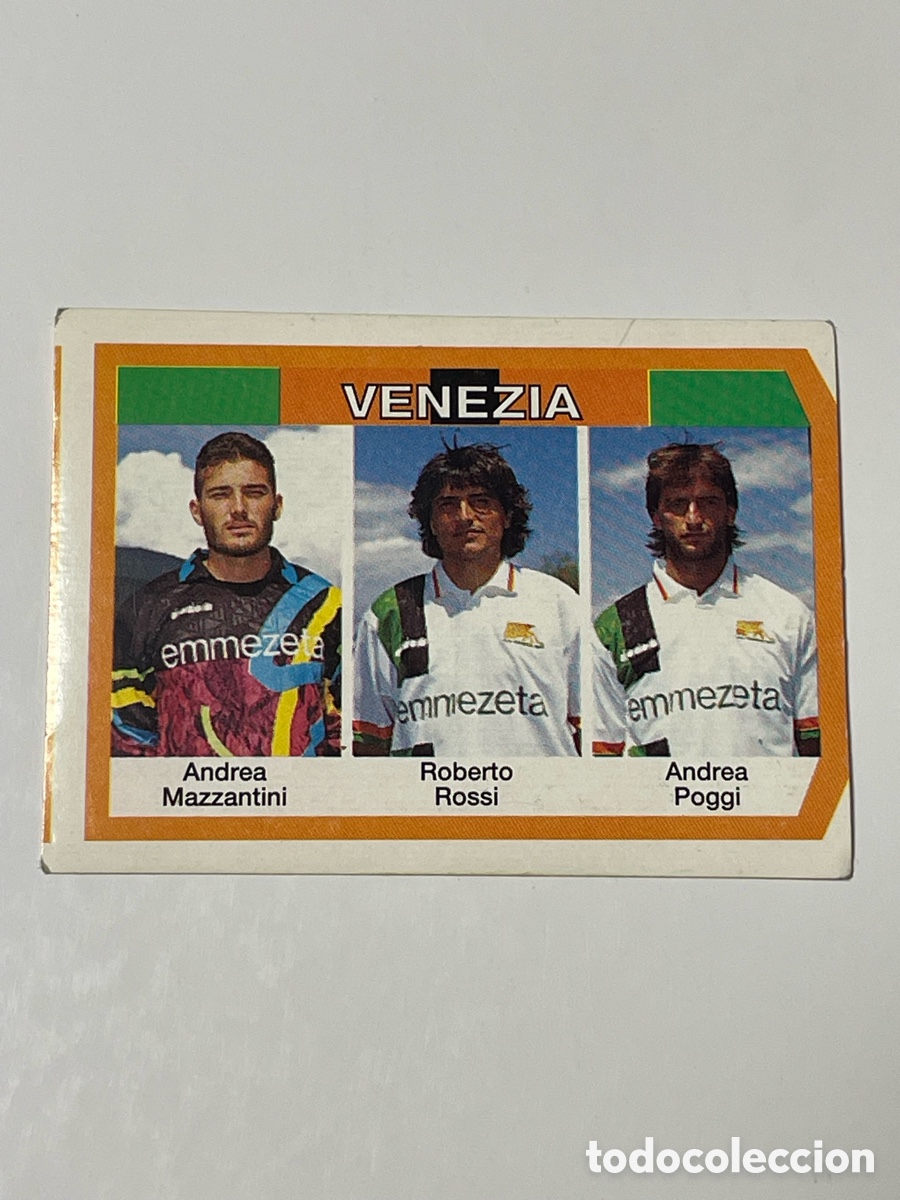 Cartes &agrave; collectionner de Football: Andrea Mazzantini - Roberto Rossi - Paolo Poggi Venezia CalcioFlash 93/94 #389
