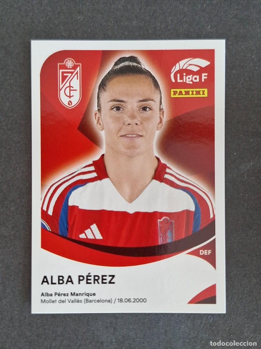 Cartes &agrave; collectionner de Football: L1 ALBA PEREZ GRANADA C. F. 166 PANINI LIGA F 2024 2025 24 25 SIN PEGAR NUNCA PEGADO