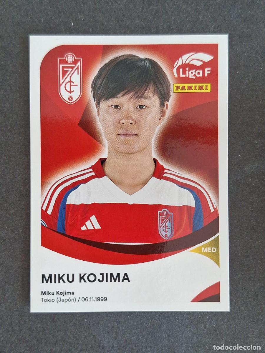 Cartes &agrave; collectionner de Football: L1 MIKU KOJIMA GRANADA C. F. 174 PANINI LIGA F 2024 2025 24 25 SIN PEGAR NUNCA PEGADO