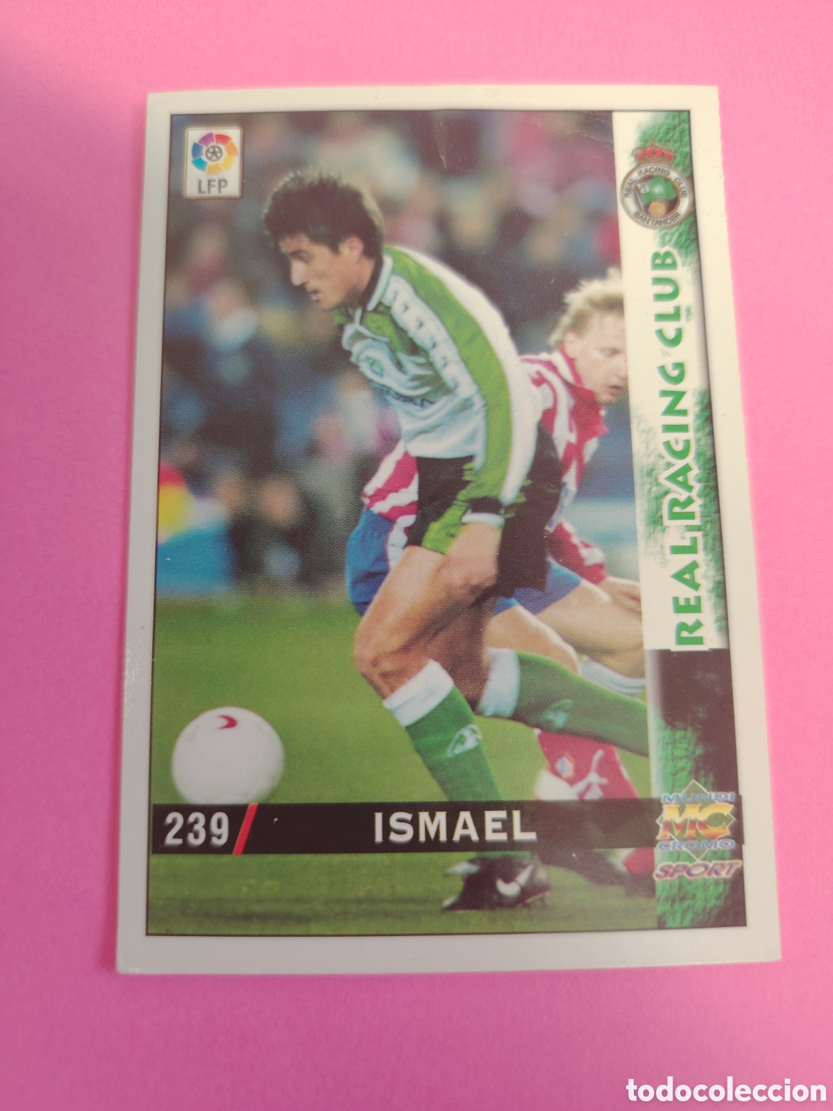Cromos de f&uacute;tbol: RACING SANTANDER-N&deg;239-ISMAEL-MUNDICROMO FICHAS DE LA LIGA 1998 1999 98 99