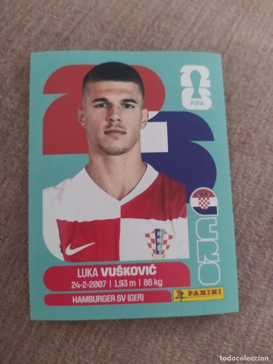 Cromos de f&uacute;tbol: CRO 06 Luka VUSKOVIC 6 Croacia Mundial 2026 Panini