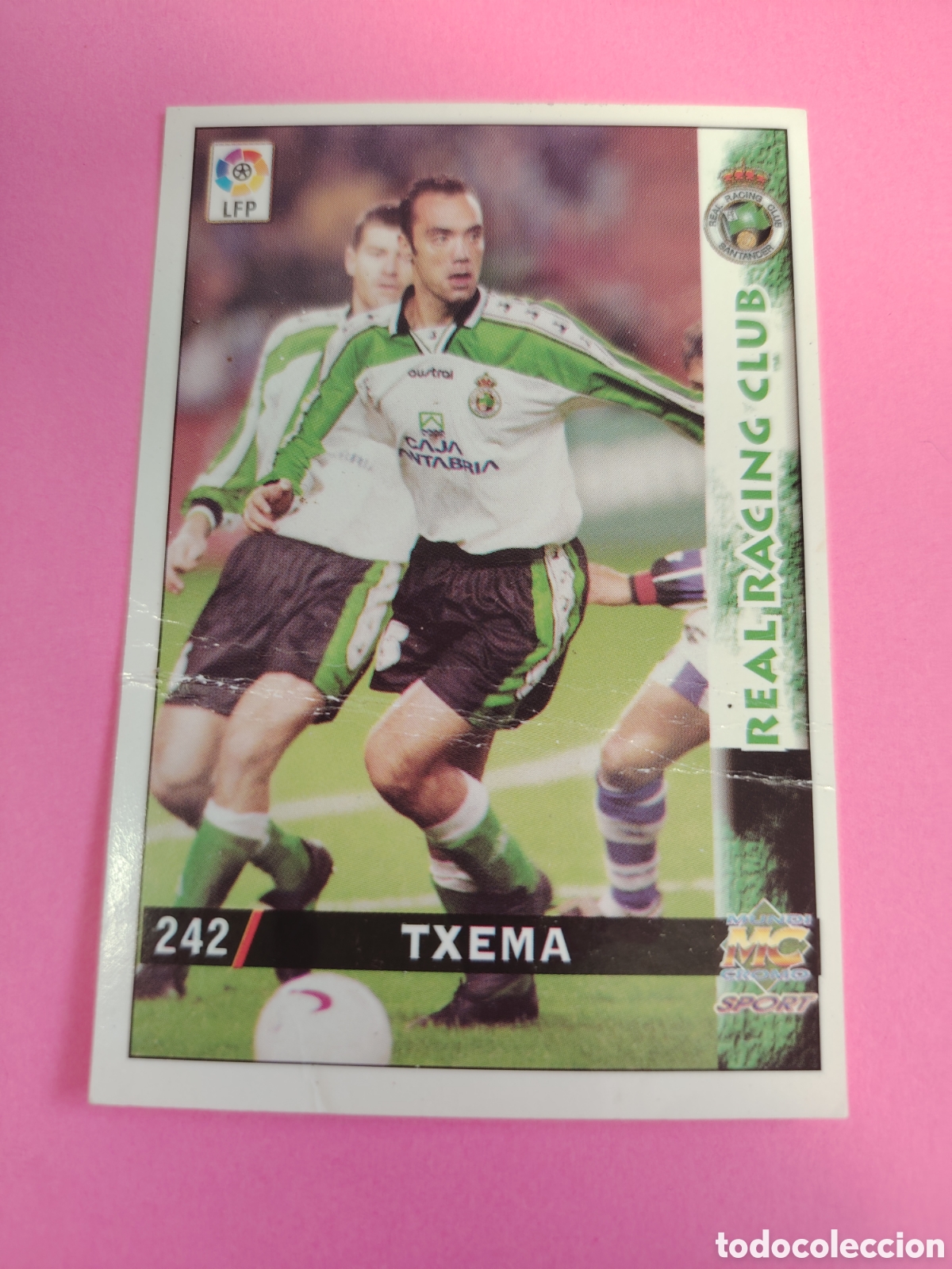 Cromos de f&uacute;tbol: RACING SANTANDER-N&deg;242-TXEMA-MUNDICROMO FICHAS DE LA LIGA 1998 1999 98 99