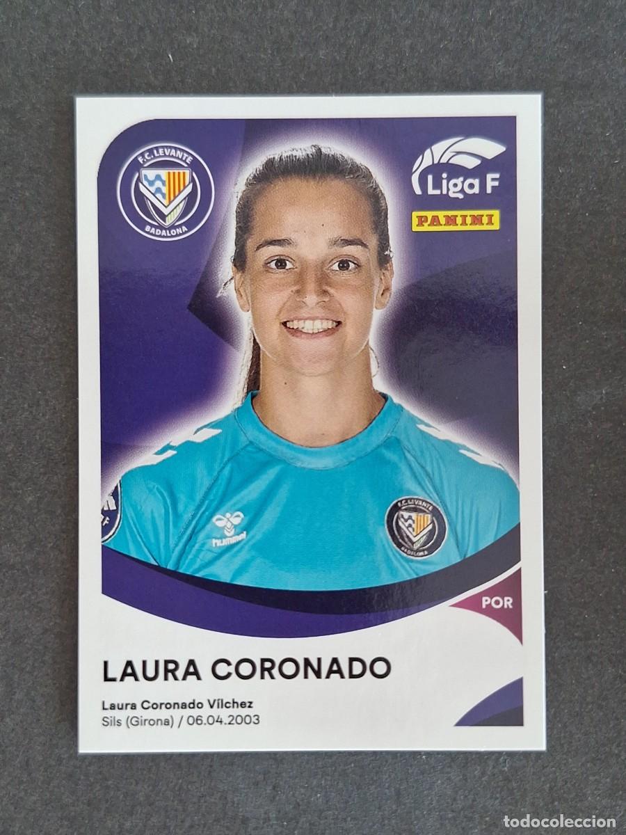 Cromos de f&uacute;tbol: L1 LAURA CORONADO F. C. LEVANTE BADALONA 184 PANINI LIGA F 2024 2025 24 25 SIN PEGAR NUNCA PEGADO