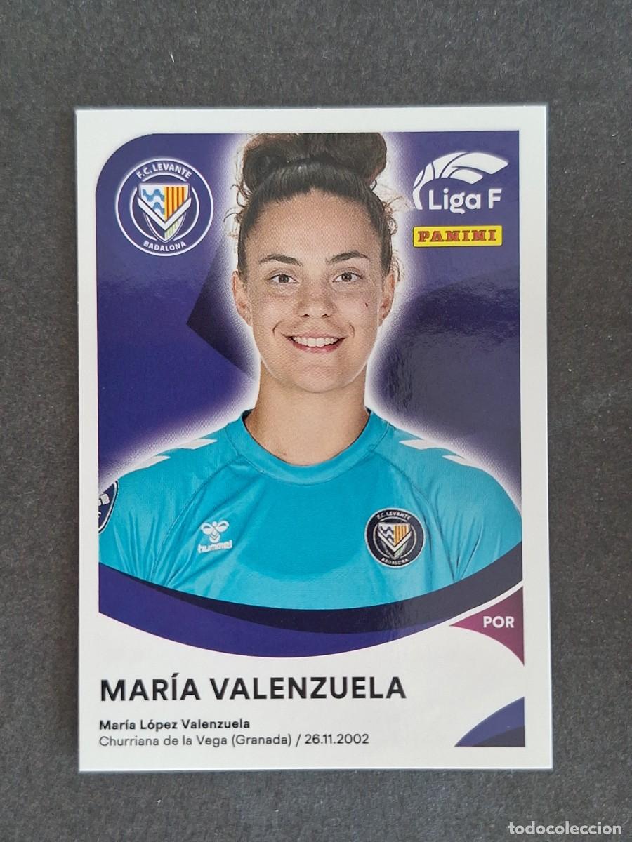 Cromos de f&uacute;tbol: L1 MARIA VALENZUELA F. C. LEVANTE BADALONA 185 PANINI LIGA F 2024 2025 24 25 SIN PEGAR NUNCA PEGADO