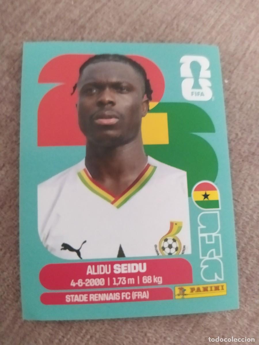 Cartes &agrave; collectionner de Football: GHA 05 Alidu SEIDU 5 Ghana Mundial 2026 Panini