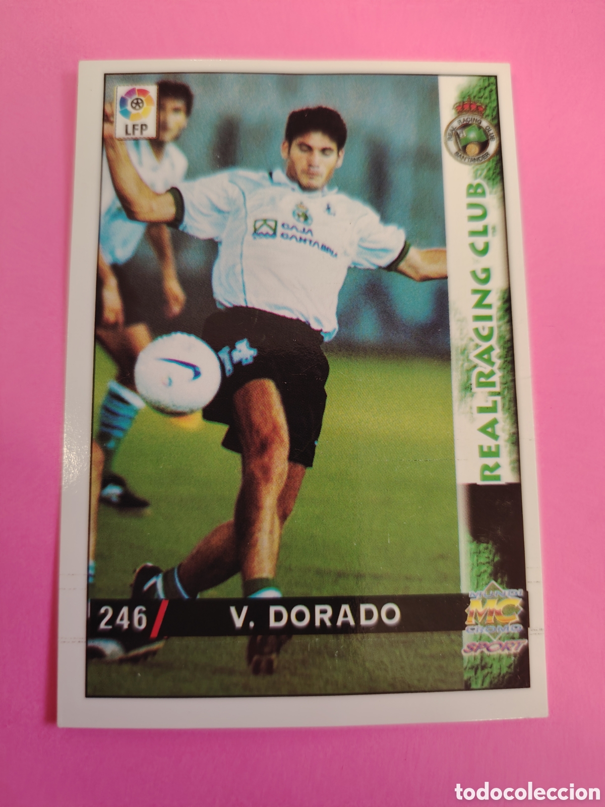 Cromos de f&uacute;tbol: RACING SANTANDER-N&deg;246-V. DORADO-MUNDICROMO FICHAS DE LA LIGA 1998 1999 98 99