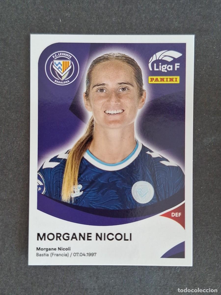 Cromos de f&uacute;tbol: L1 MORGANE NICOLI F. C. LEVANTE BADALONA 190B PANINI LIGA F 2024 2025 24 25 SIN PEGAR NUNCA PEGADO