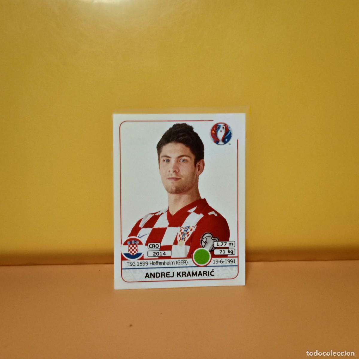 Cromos de f&uacute;tbol: PANINI EURO 2016 FRANCE; EUROCOPA FRANCIA: CROACIA KRAMARIC 454