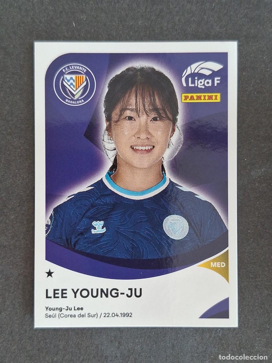 Cromos de f&uacute;tbol: L1 LEE YOUNG-JU F. C. LEVANTE BADALONA 193 PANINI LIGA F 2024 2025 24 25 SIN PEGAR NUNCA PEGADO
