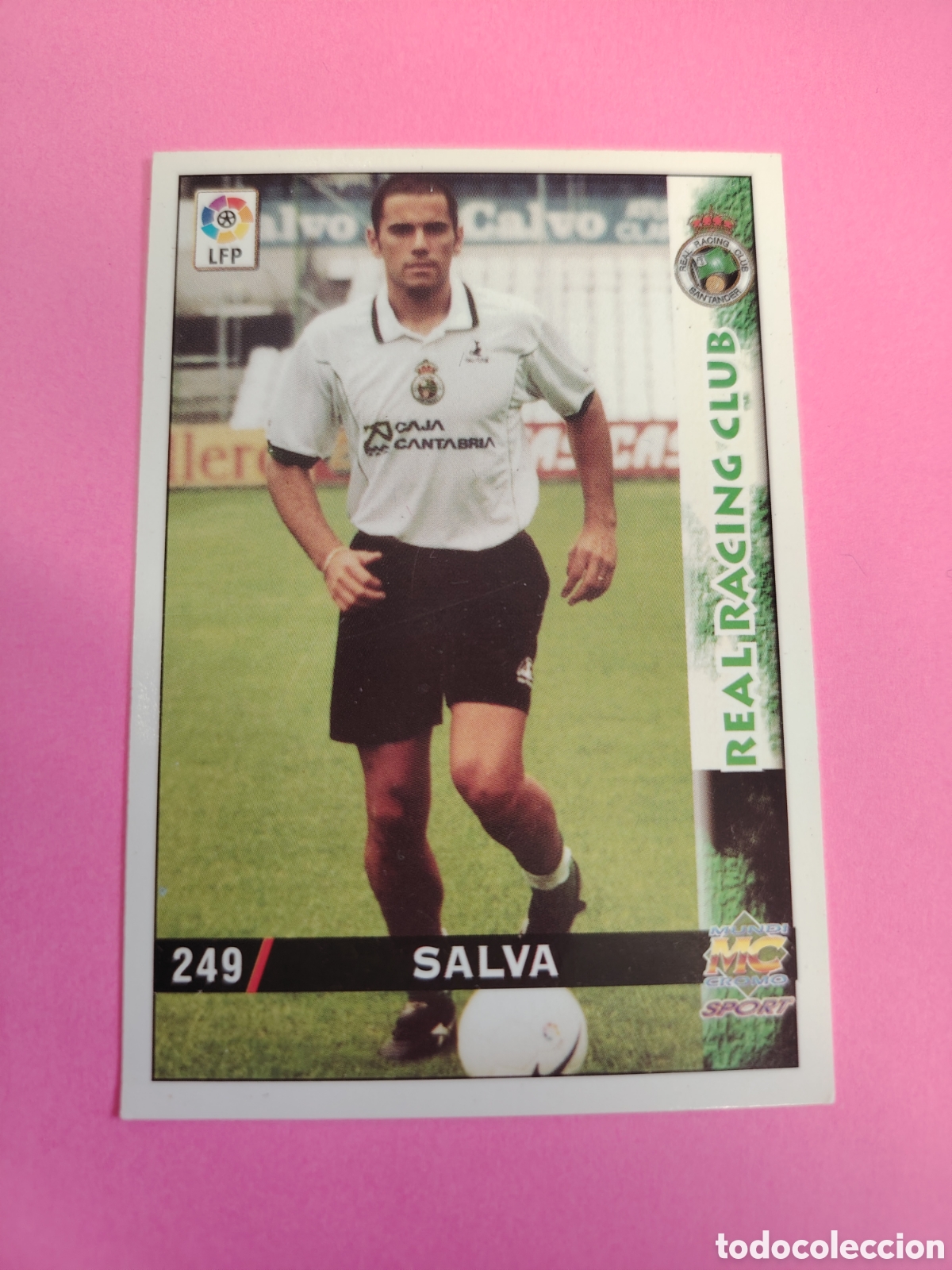 Cromos de f&uacute;tbol: RACING SANTANDER-N&deg;249-SALVA-MUNDICROMO FICHAS DE LA LIGA 1998 1999 98 99
