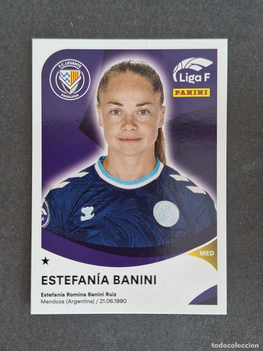 Cartes &agrave; collectionner de Football: L1 ESTEFANIA BANINI F. C. LEVANTE BADALONA 196 PANINI LIGA F 2024 2025 24 25 SIN PEGAR NUNCA PEGADO