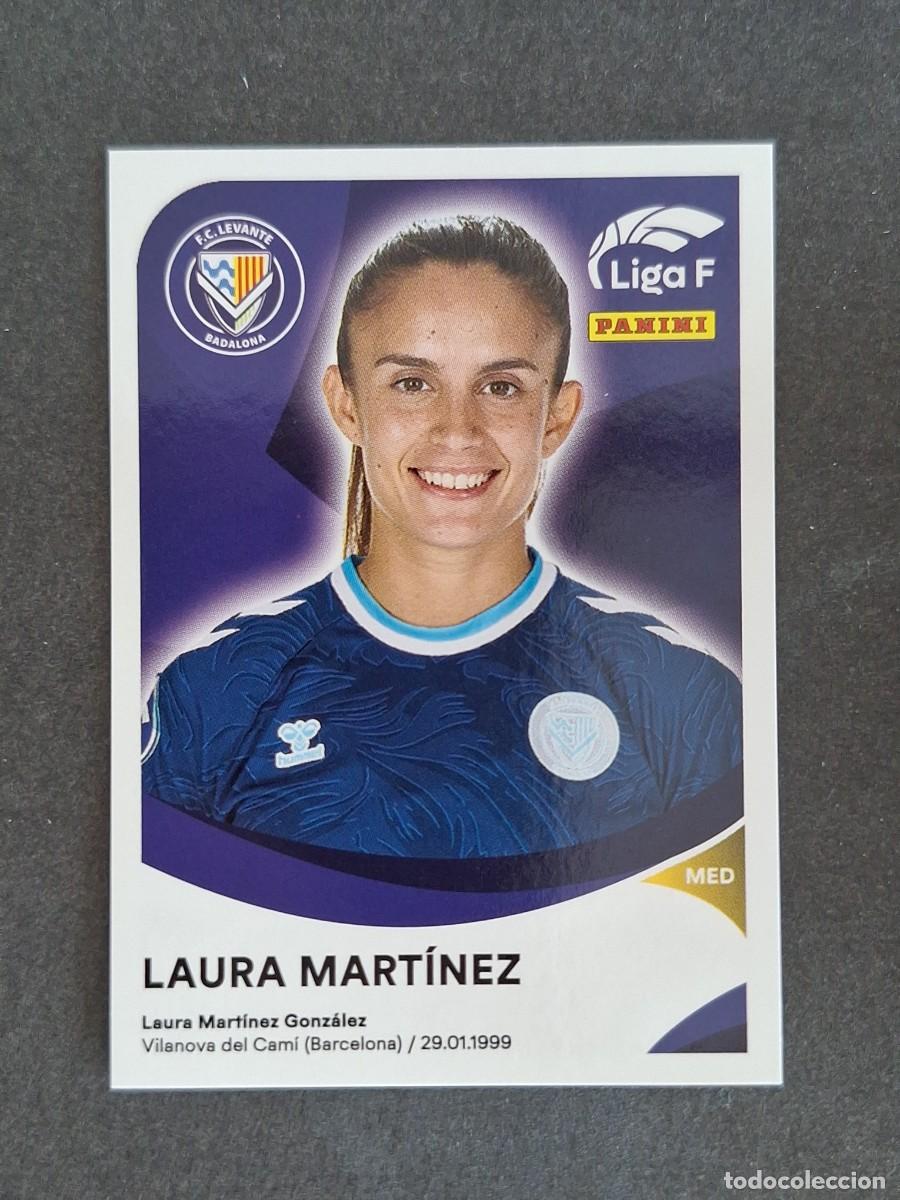 Cartes &agrave; collectionner de Football: L1 LAURA MARTINEZ F. C. LEVANTE BADALONA 197A PANINI LIGA F 2024 2025 24 25 SIN PEGAR NUNCA PEGADO