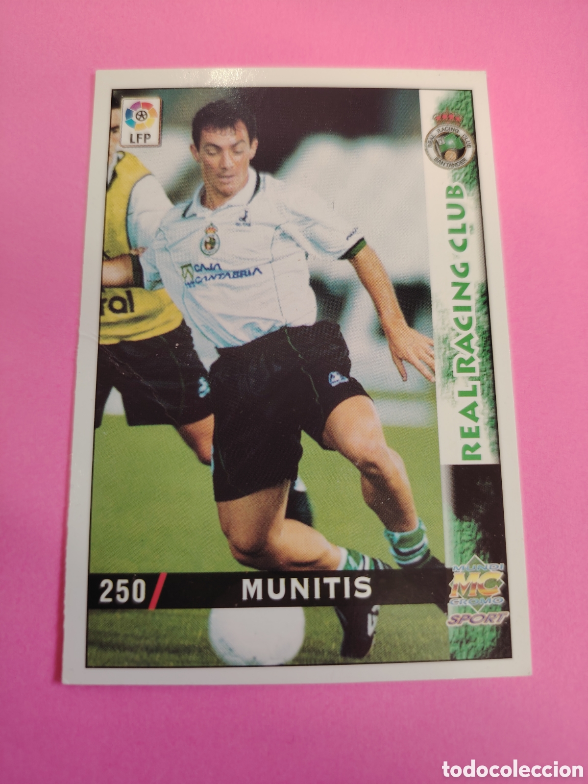 Cartes &agrave; collectionner de Football: RACING SANTANDER-N&deg;250-MUNITIS-MUNDICROMO FICHAS DE LA LIGA 1998 1999 98 99