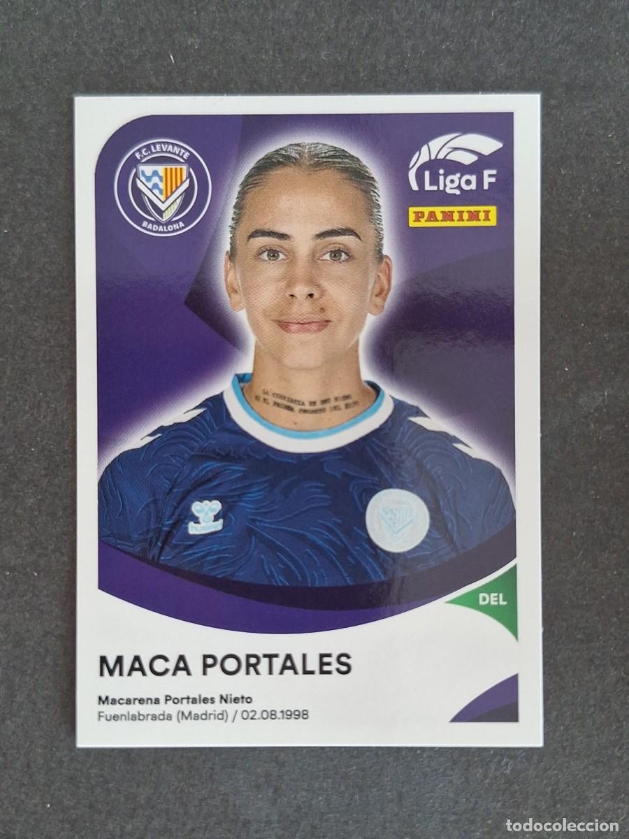 Cartes &agrave; collectionner de Football: L1 MACA PORTALES F. C. LEVANTE BADALONA 198 PANINI LIGA F 2024 2025 24 25 SIN PEGAR NUNCA PEGADO