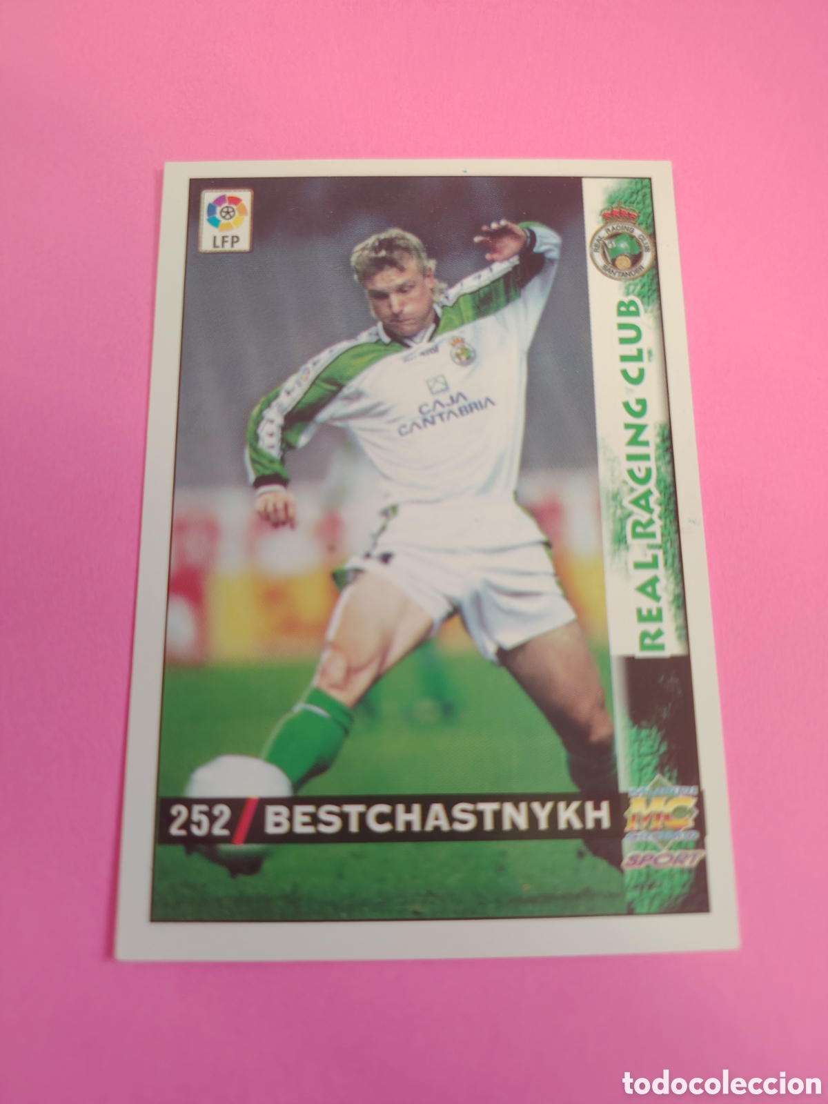 Cartes &agrave; collectionner de Football: RACING SANTANDER-N&deg;252-BESTCHASTNYKH-MUNDICROMO FICHAS DE LA LIGA 1998 1999 98 99