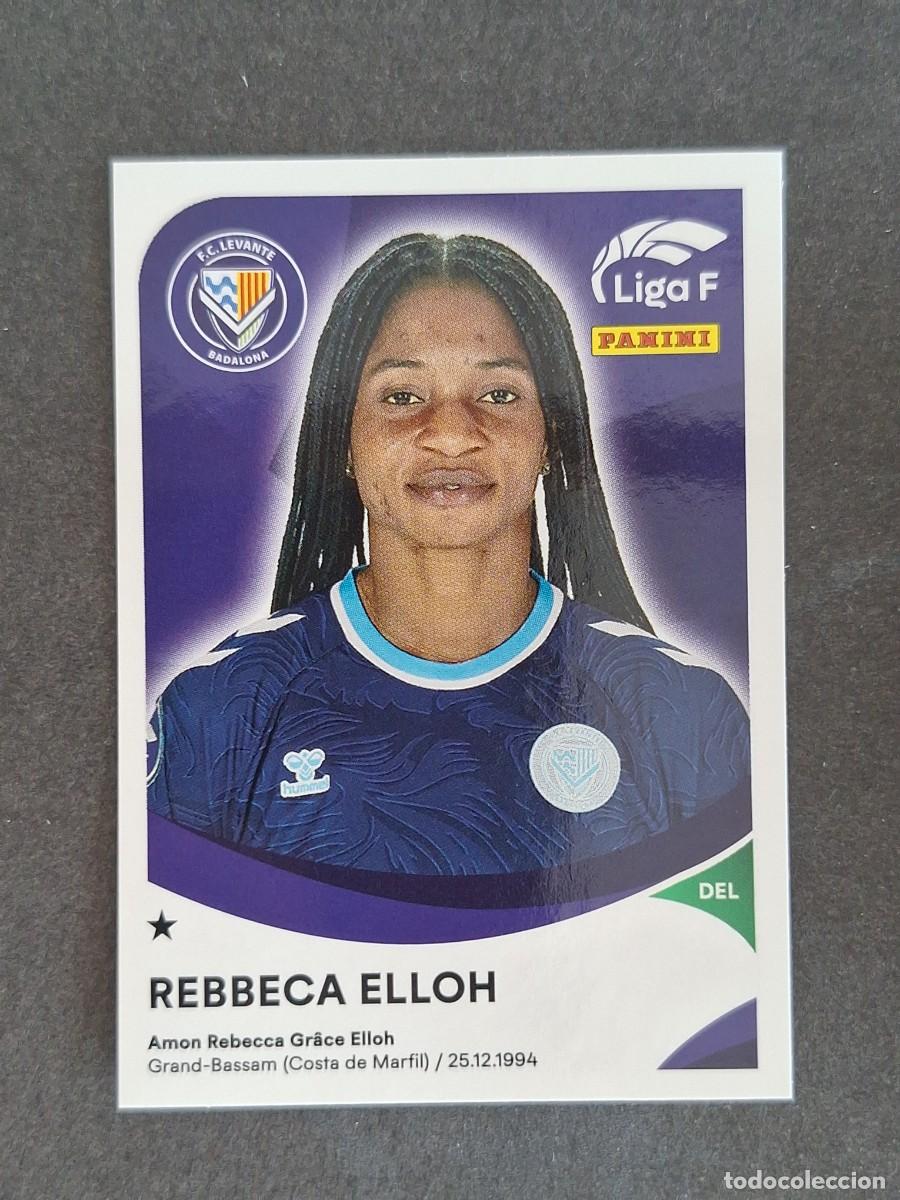 Cartes &agrave; collectionner de Football: L1 REBBECA ELLOH F. C. LEVANTE BADALONA 201 PANINI LIGA F 2024 2025 24 25 SIN PEGAR NUNCA PEGADO
