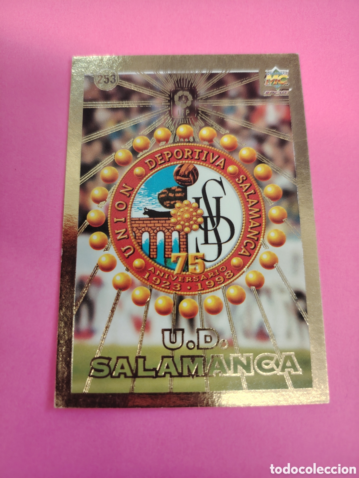 Cartes &agrave; collectionner de Football: SALAMANCA-N&deg;253-ESCUDO-MUNDICROMO FICHAS DE LA LIGA 1998 1999 98 99