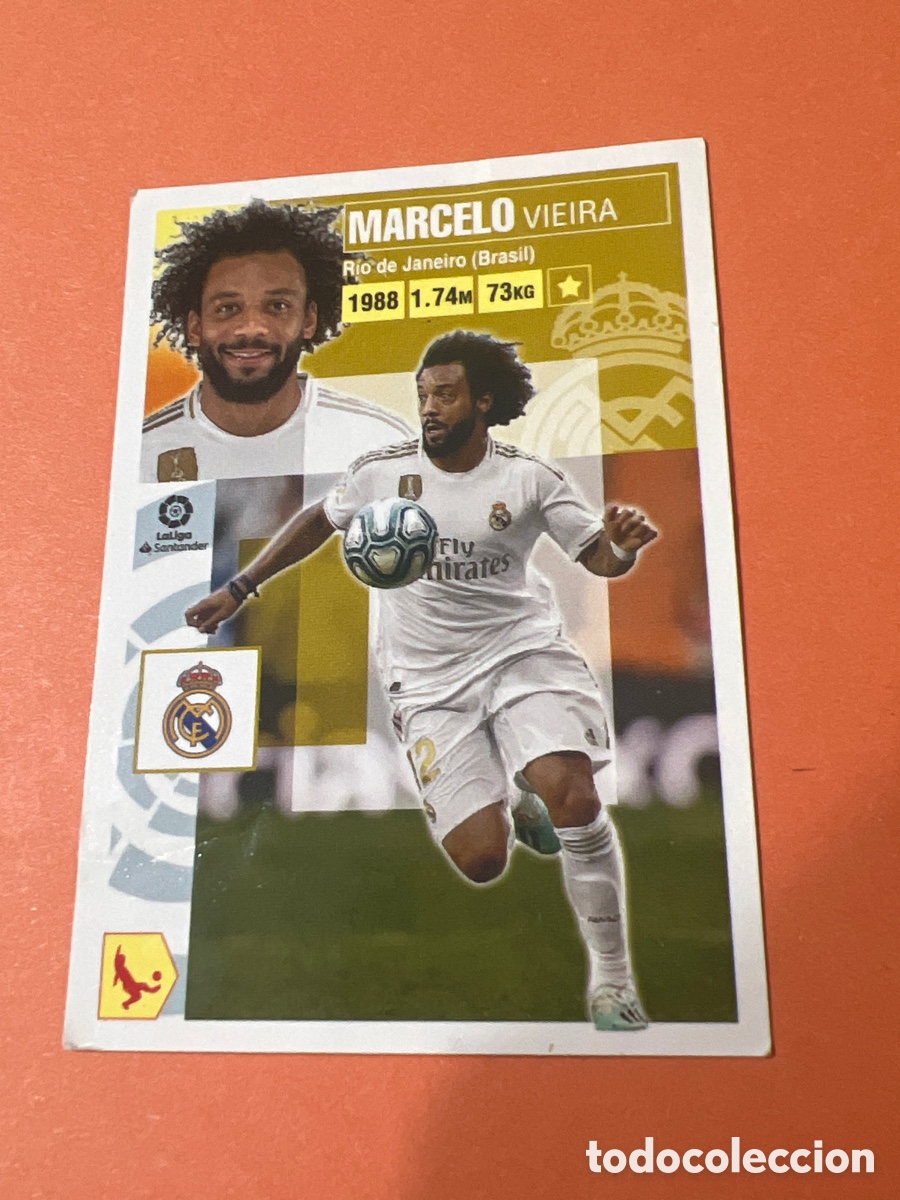 Cartes &agrave; collectionner de Football: C1818. LIGA ESTE 2020 2021 20 21 N&ordm; 9 MARCELO REAL MADRID NUEVO SIN PEGAR