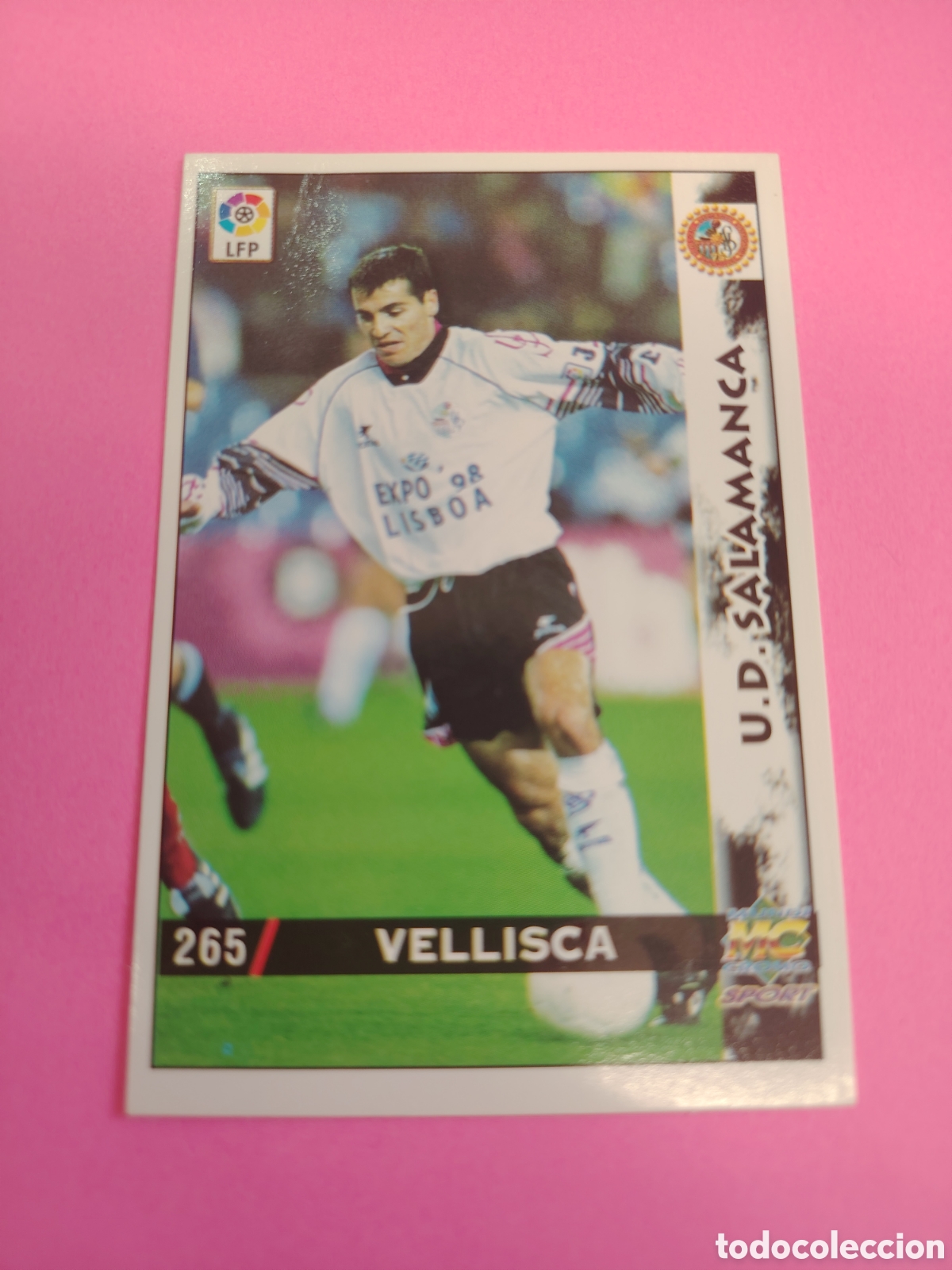 Cromos de Futebol: SALAMANCA-N&deg;265-VELLISCA-MUNDICROMO FICHAS DE LA LIGA 1998 1999 98 99