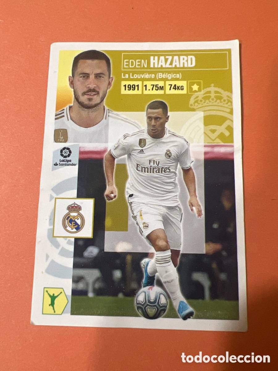 Cromos de Futebol: C1919. Cromo Liga Este 2020-2021 Real Madrid N.&ordm; 16 Hazard