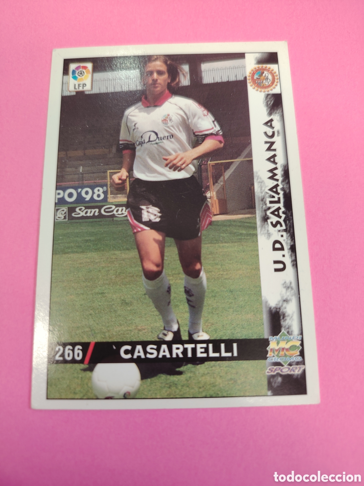 Cromos de Futebol: SALAMANCA-N&deg;266-CASARTELLI-MUNDICROMO FICHAS DE LA LIGA 1998 1999 98 99