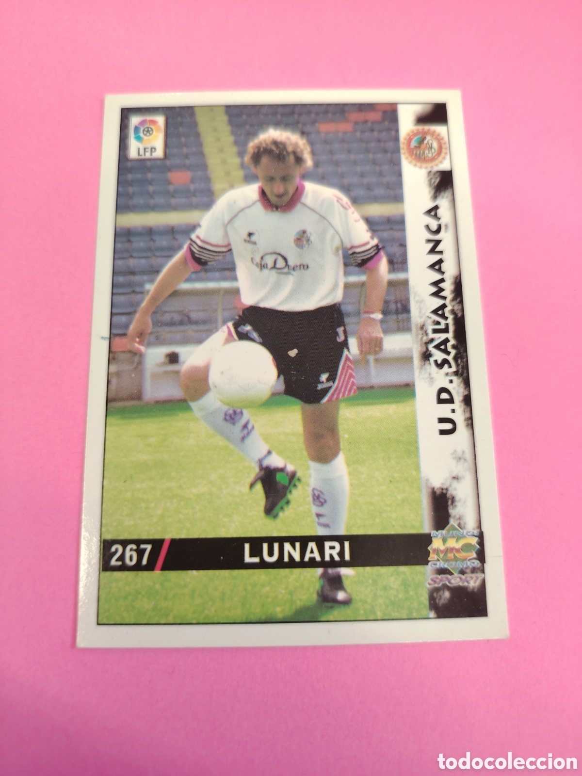 Cromos de Futebol: SALAMANCA-N&deg;267-LUNARI-MUNDICROMO FICHAS DE LA LIGA 1998 1999 98 99