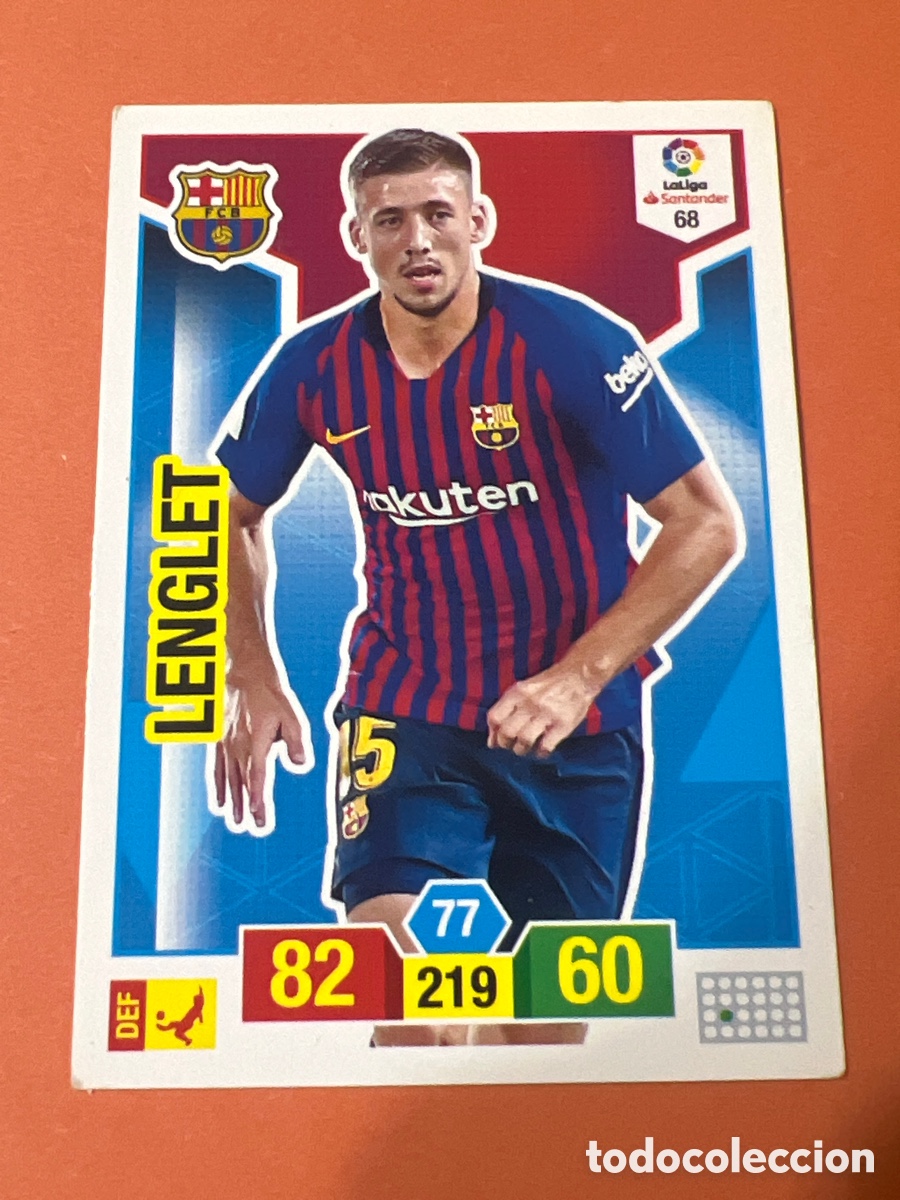 Cromos de f&uacute;tbol: C1922. ADRENALYN XL CROMO 2018 2019 CARD 18 19 BARCELONA 68 LENGLET