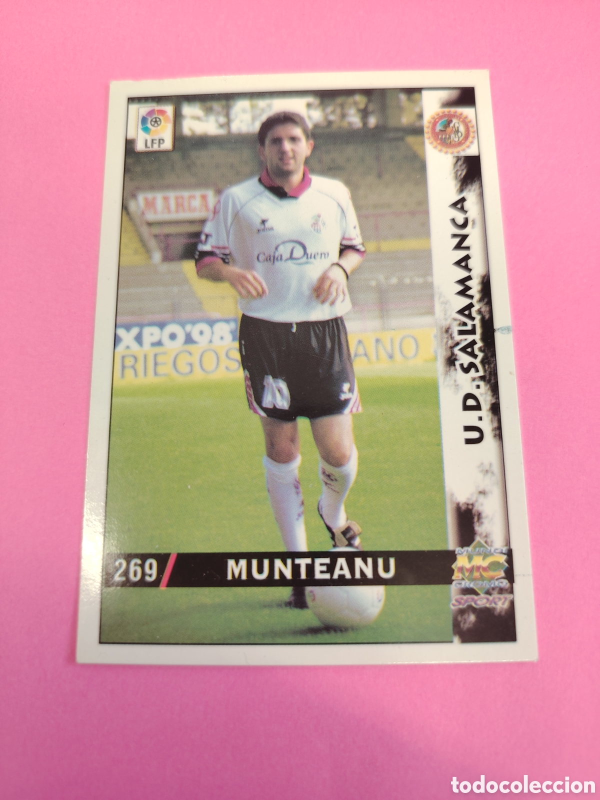 Cromos de f&uacute;tbol: SALAMANCA-N&deg;269-MUNTEANU-MUNDICROMO FICHAS DE LA LIGA 1998 1999 98 99