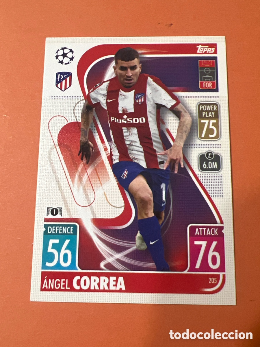 Cromos de f&uacute;tbol: C1923. 205 CORREA AT MADRID TOPPS MATCH ATTAX 2021 2022 FUTBOL 21 22 -