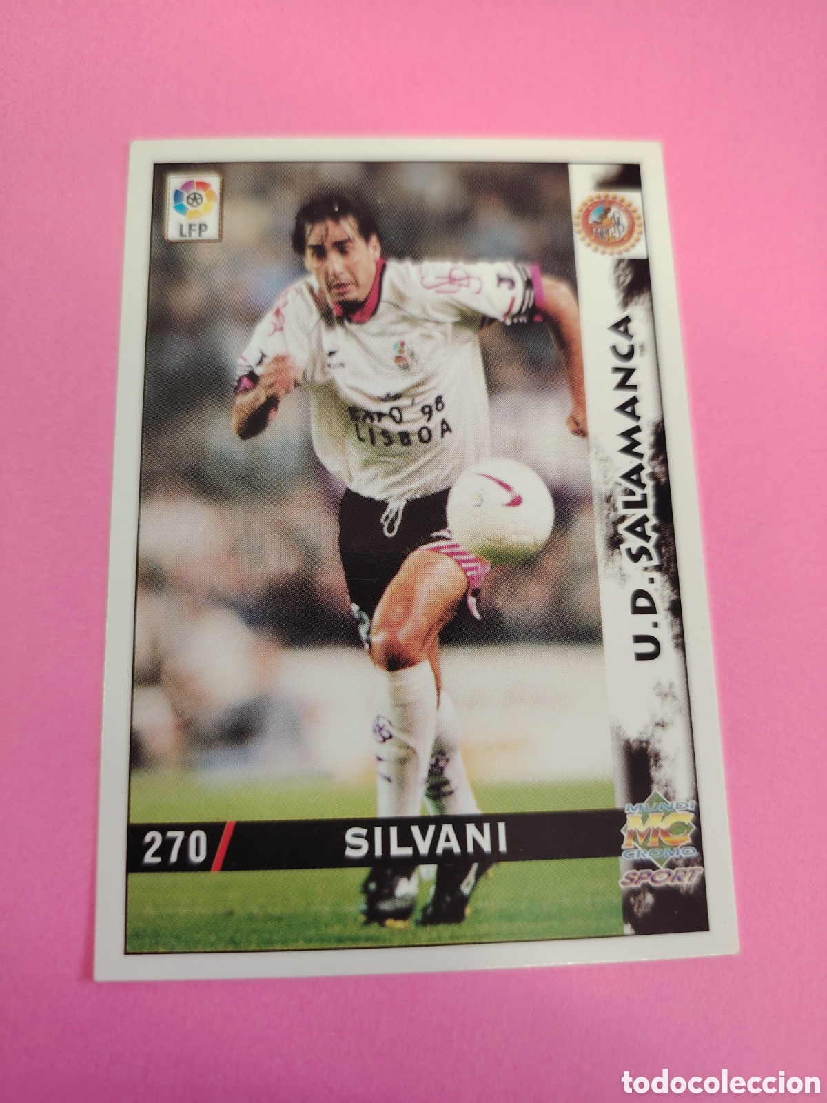 Cromos de f&uacute;tbol: SALAMANCA-N&deg;270-SILVANI-MUNDICROMO FICHAS DE LA LIGA 1998 1999 98 99