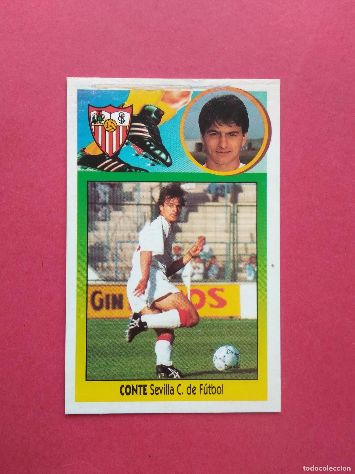 Cromos de f&uacute;tbol: EDICIONES ESTE LIGA 93 94 1993 1994 CROMO DESPEGADO BAJA , CONTE , SEVILLA