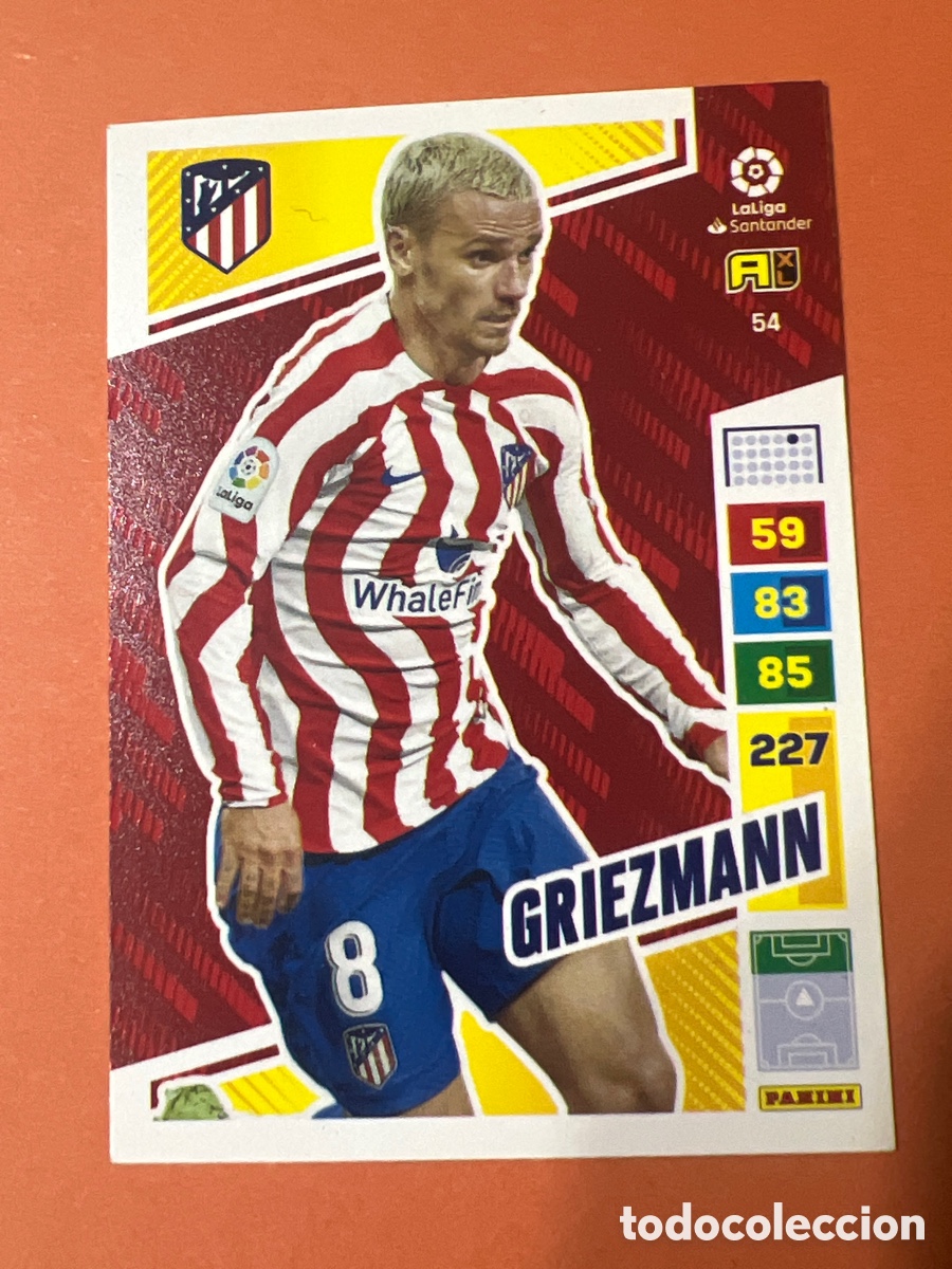Cromos de f&uacute;tbol: C1931. 54 GRIEZMANN ATLETICO DE MADRID FICHAS ALBUM ADRENALYN XL 2022 2023 22 23