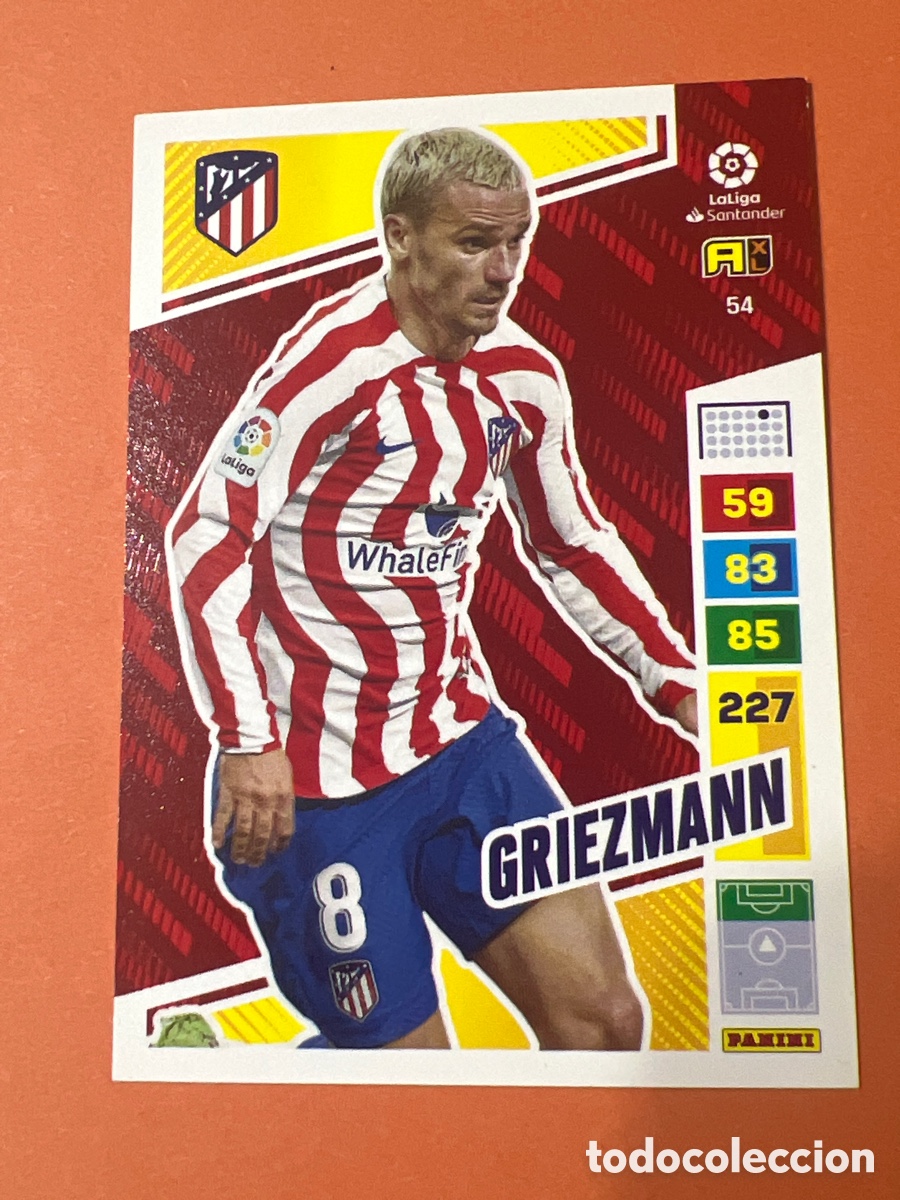 Cromos de f&uacute;tbol: C1932. 54 GRIEZMANN ATLETICO DE MADRID FICHAS ALBUM ADRENALYN XL 2022 2023 22 23