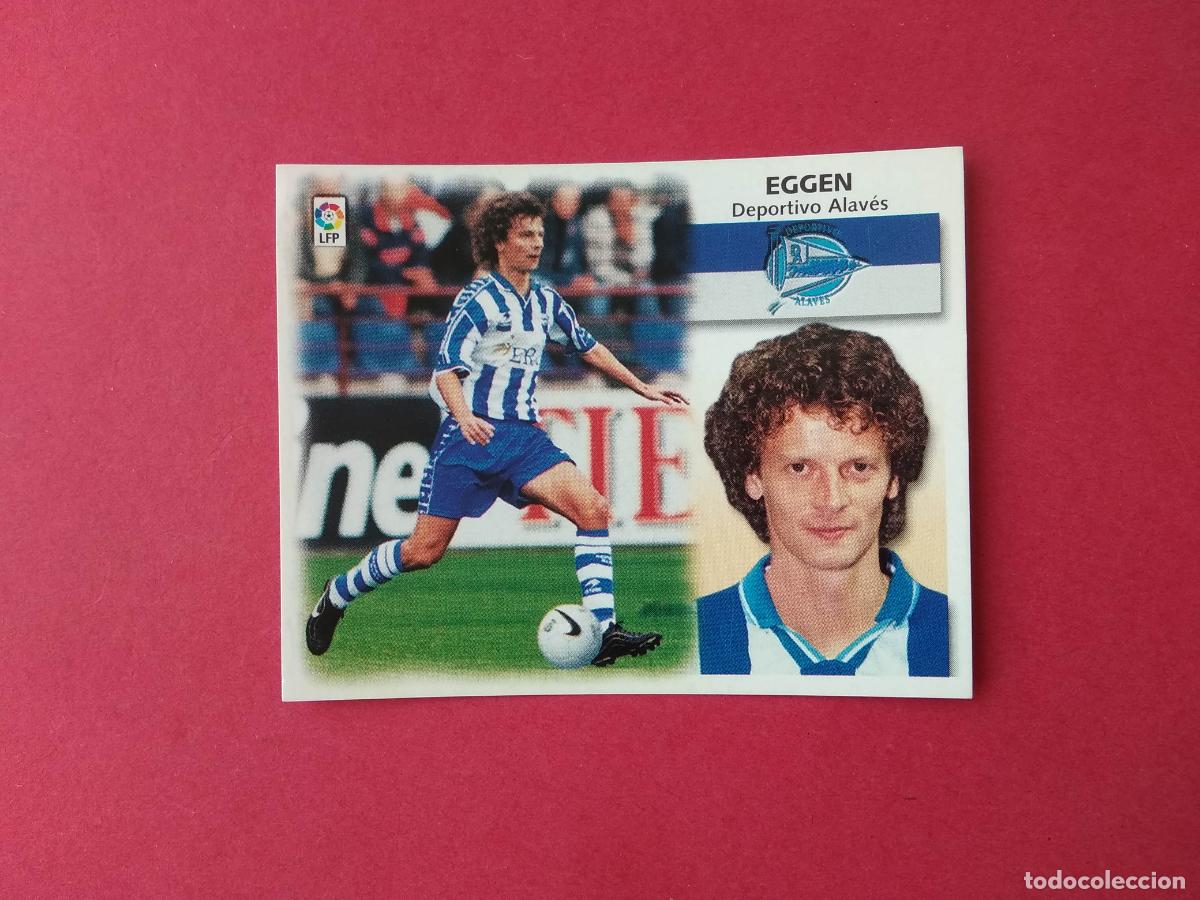 Cromos de f&uacute;tbol: CROMO DE FUTBOL EDICIONES ESTE LIGA 99 00 1999 2000 COLOCA EGGEN ALAVES NUNCA PEGADO