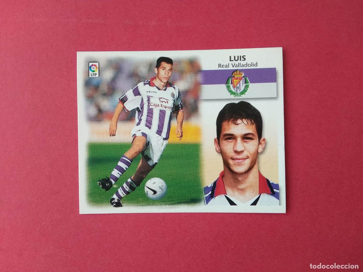 Cromos de f&uacute;tbol: EDICIONES ESTE LIGA 99 00 1999 2000 CROMO NUNCA PEGADO COLOCA VALLADOLID , LUIS