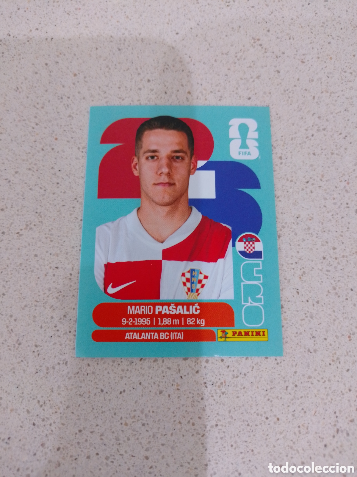 Cromos de f&uacute;tbol: CROMO NUMERO 14 PASALIC CROACIA. MUNDIAL 2026. PANINI.