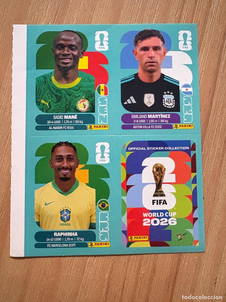 Cromos de f&uacute;tbol: 21. CROMO STICKER SIN PEGAR PANINI EXCLUSIVO MUNDIAL 2026 CANAD&Aacute; USA MEJICO