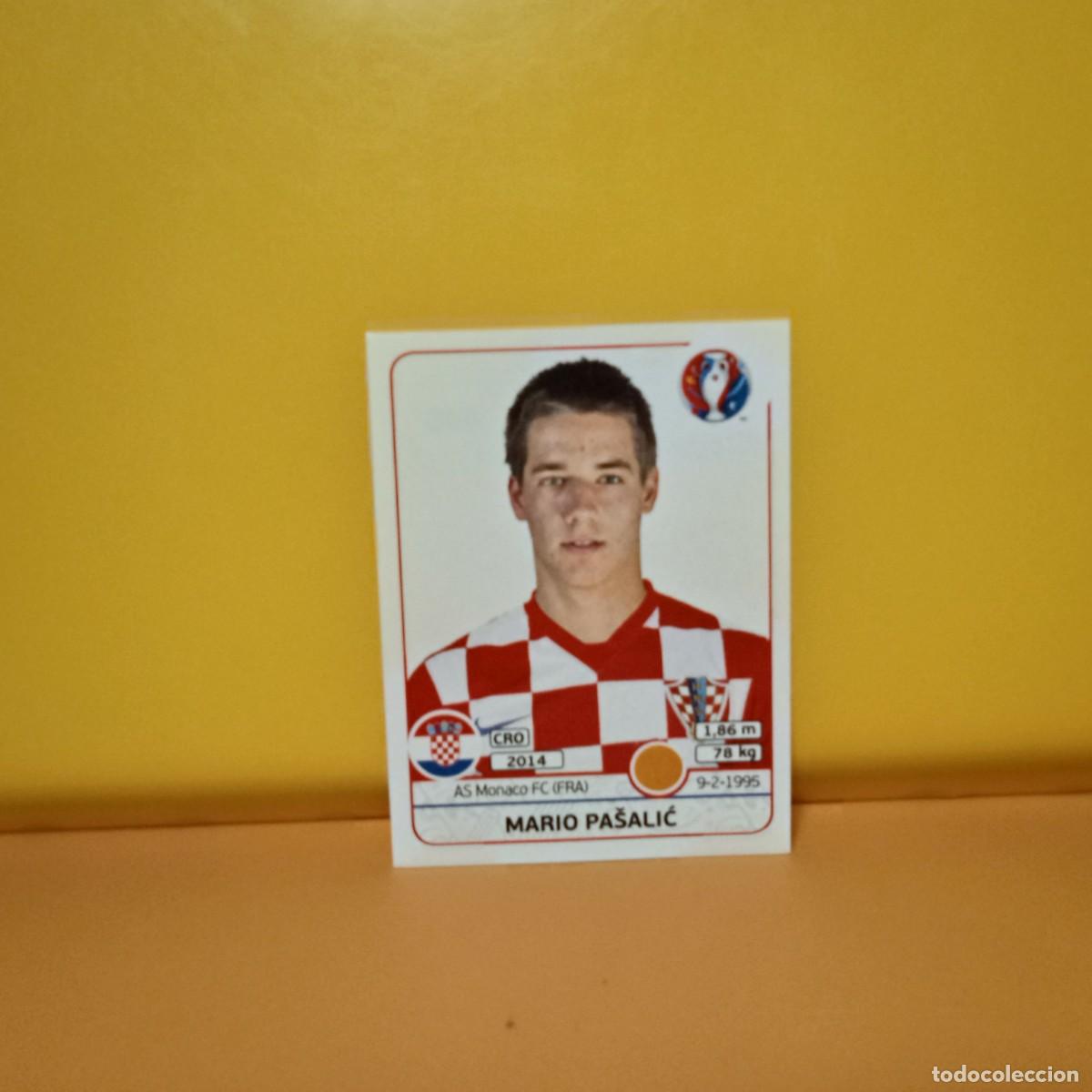 Figurine di Calcio: PANINI EURO 2016 FRANCE; EUROCOPA FRANCIA: CROACIA PASALIC 445