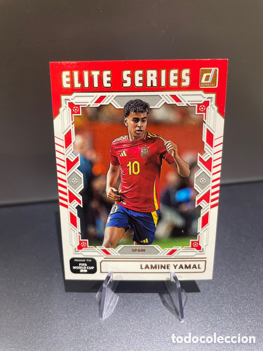 Figurine di Calcio: Lamine Yamal 25 Elite Series Panini Donruss 2025-26 Road to FIFA World Cup 26 Espa&ntilde;a