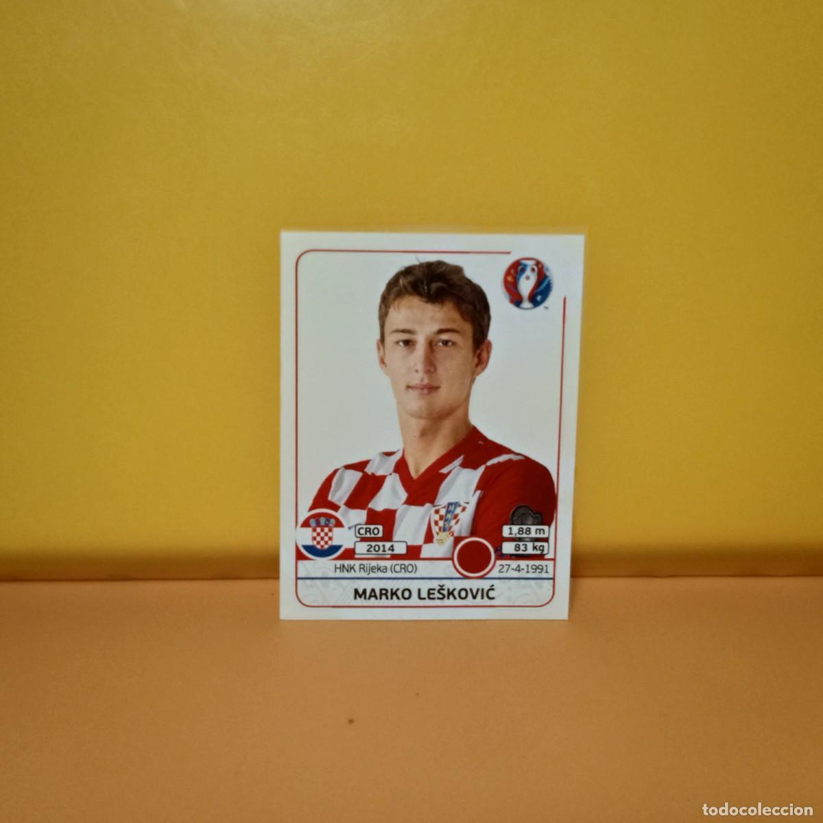 Cromos de f&uacute;tbol: PANINI EURO 2016 FRANCE; EUROCOPA FRANCIA: CROACIA LESKOVIC 442